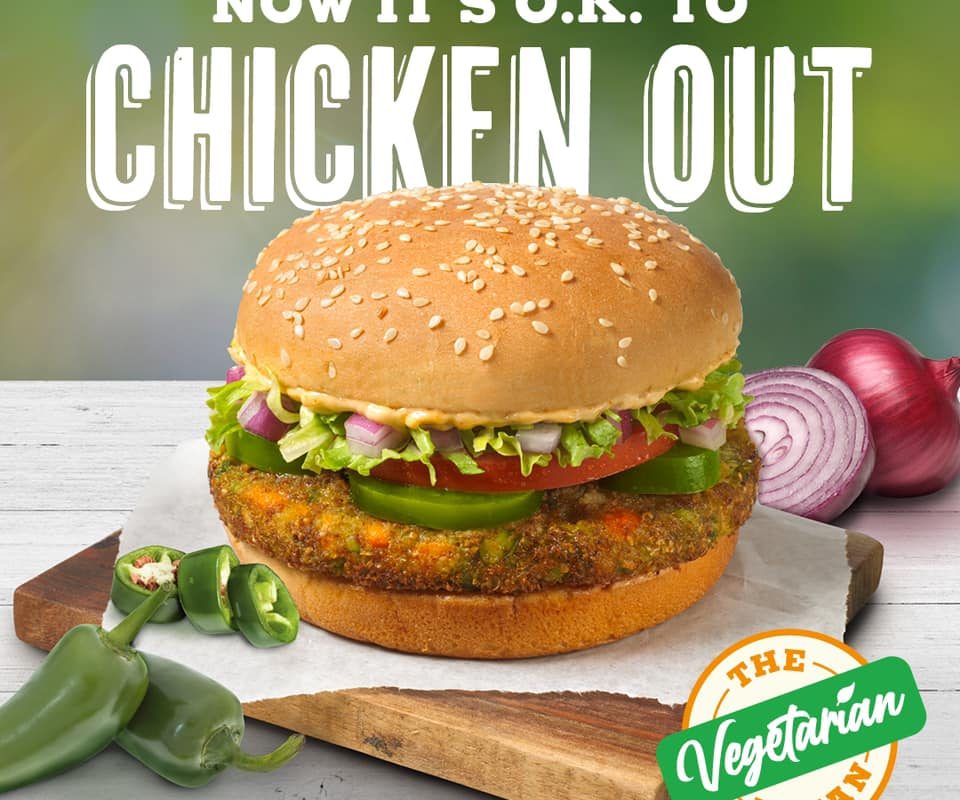 Texas Chicken Veggie Burger